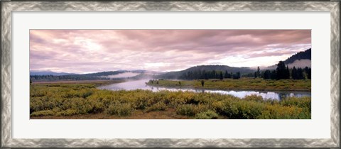 Framed Yellowstone Park, Snake River, Wyoming Print