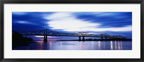Framed Mississippi River, Natchez Print