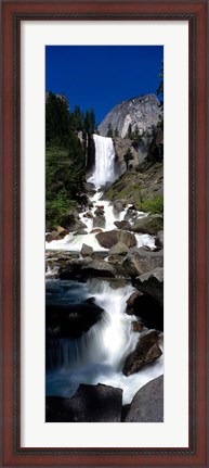 Framed Yosemite Park, Vernal Falls, California Print
