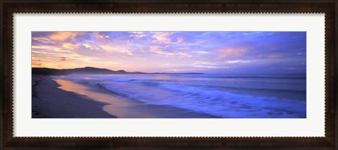 Framed Costa Rica Beach at Sunrise Print