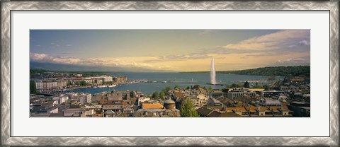 Framed Lake Geneva, Switzerland Print