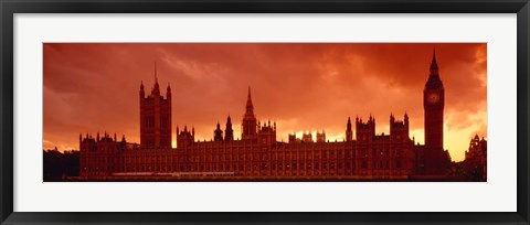 Framed Houses of Parliament, London, England Print