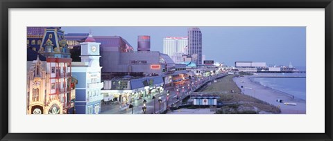 Framed Atlantic City, New Jersey Print