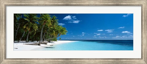 Framed Beach Maldives Print