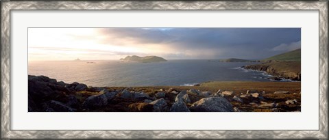 Framed Blasket Islands Co, Kerry, Ireland Print