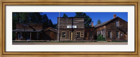 Framed Ghost Town, Nevada City, MT Print