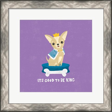 Framed Good Dogs Chihuahua Bright Print