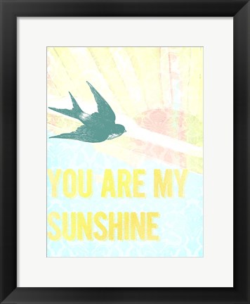 Framed My Only Sunshine I Print