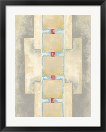 Framed Squares in Line II Print