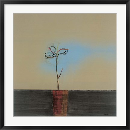 Framed Zen Blossom I Print