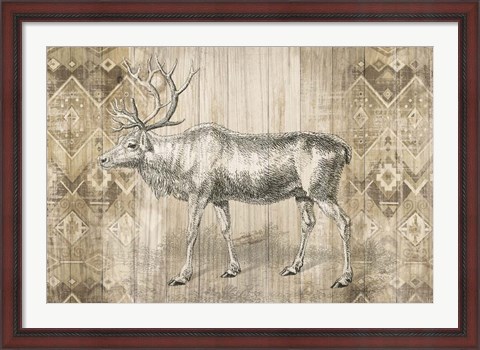 Framed Natural History Lodge IX Print