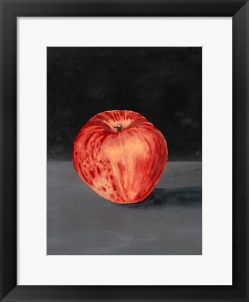 Framed Fruit on Shelf I Print