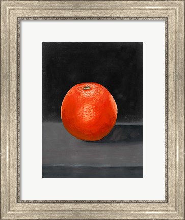 Framed Fruit on Shelf II Print
