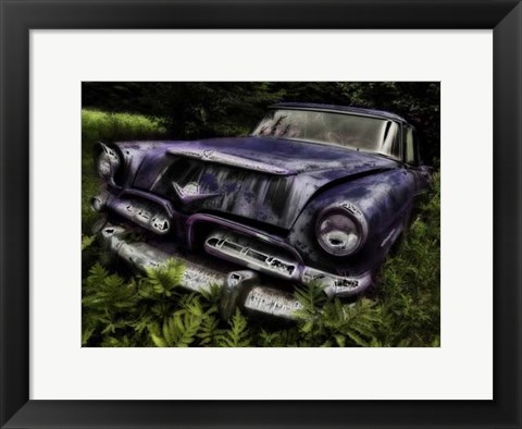 Framed Rusty Auto II Print