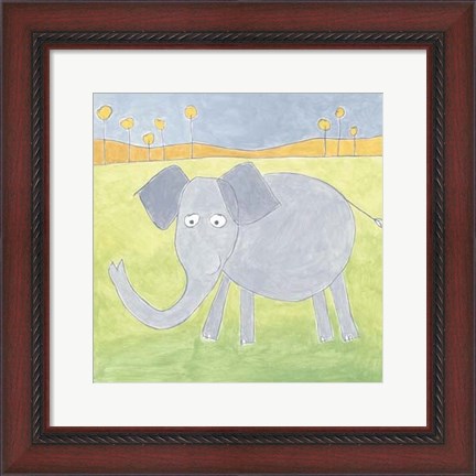 Framed Quinn&#39;s Elephant Print