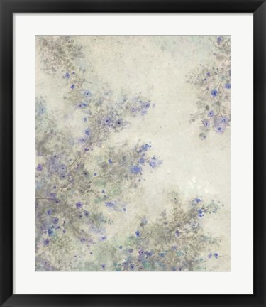 Framed Twig Blossoms I Print