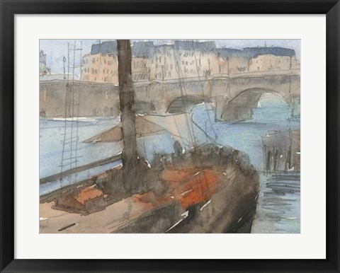 Framed Venice Watercolors IV Print