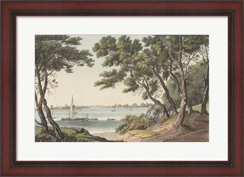 Framed View of the River Print
