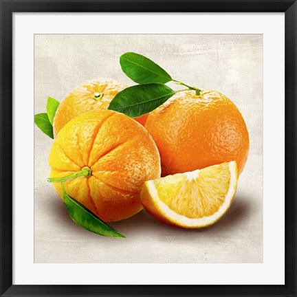 Framed Oranges Print