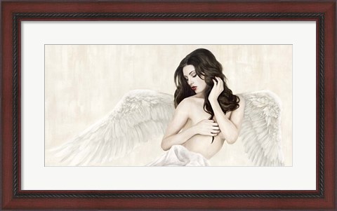 Framed Inspiring Angel (Detail) Print