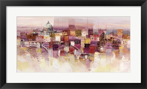 Framed Sognando Roma Print