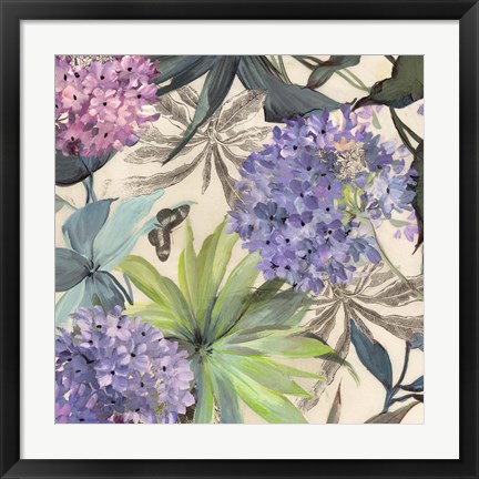 Framed Lilac Hydrangeas Print