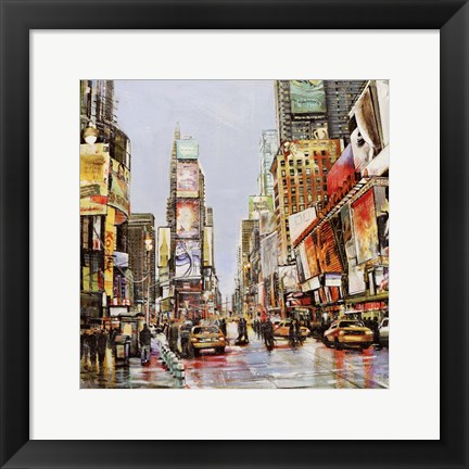 Framed Times Square Jam Print