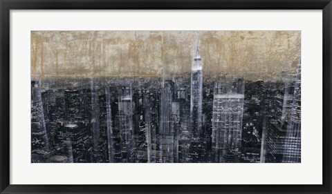 Framed NYC Aerial 3 Print