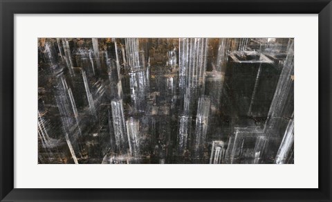 Framed NYC Aerial 1  (Detail) Print