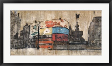 Framed Piccadilly Circus 1 Print