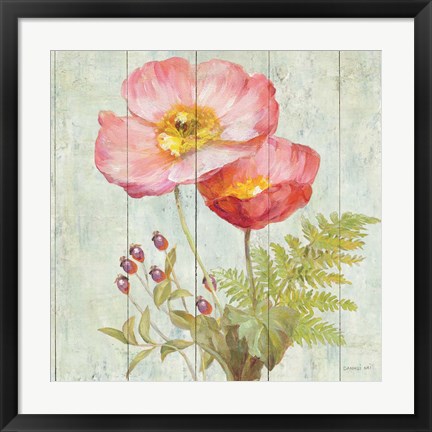 Framed Natural Floral IV Print