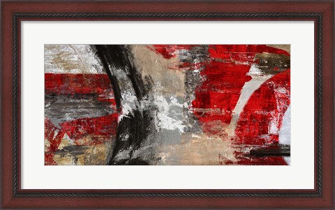 Framed Red Tornado Print
