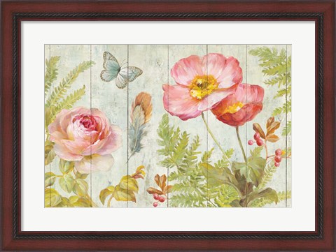 Framed Natural Flora V Print