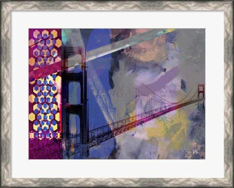 Framed San Francisco Bridge Abstract II Print