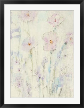 Framed Lilac Floral I Print