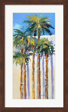 Framed Shadow Palms I Print