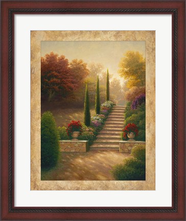 Framed Viola Gardens Print