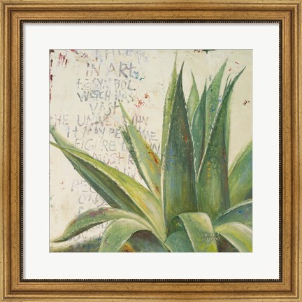 Framed Aloe I Print