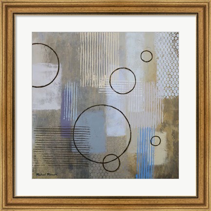 Framed Rain Abstract II Print
