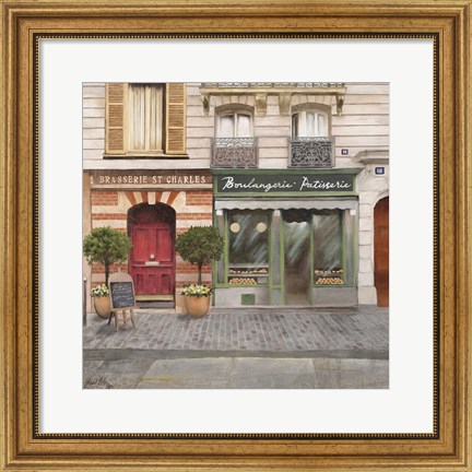 Framed French Store I Print