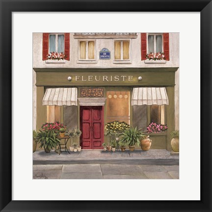 Framed French Store II Print