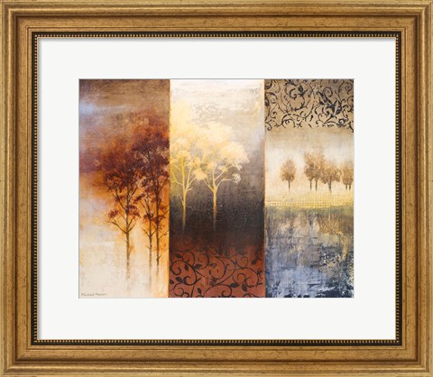 Framed Lost in Trees I Print