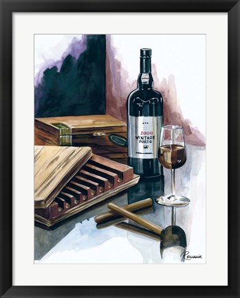 Framed Cigar Press Print