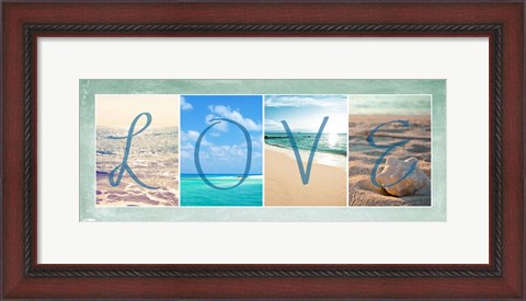 Framed Sea Love Print