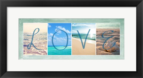 Framed Sea Love Print