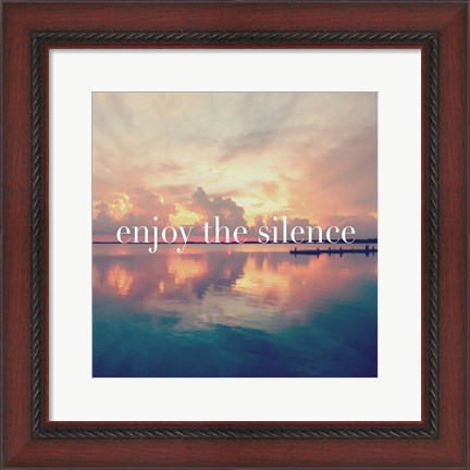 Framed Enjoy the Silence Print