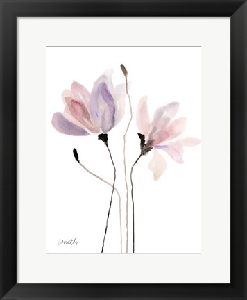 Framed Floral Sway III Print