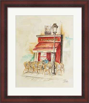 Framed Cafe Du Paris I Print