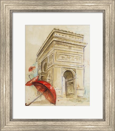 Framed Arc Du Triomphe Print