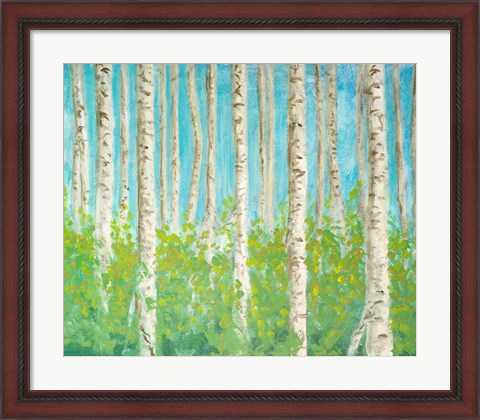 Framed Vibrant Birchwood Print